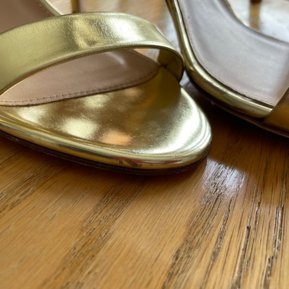 J.Crew Riley Gold Strappy Sandal - Picture 6 of 8